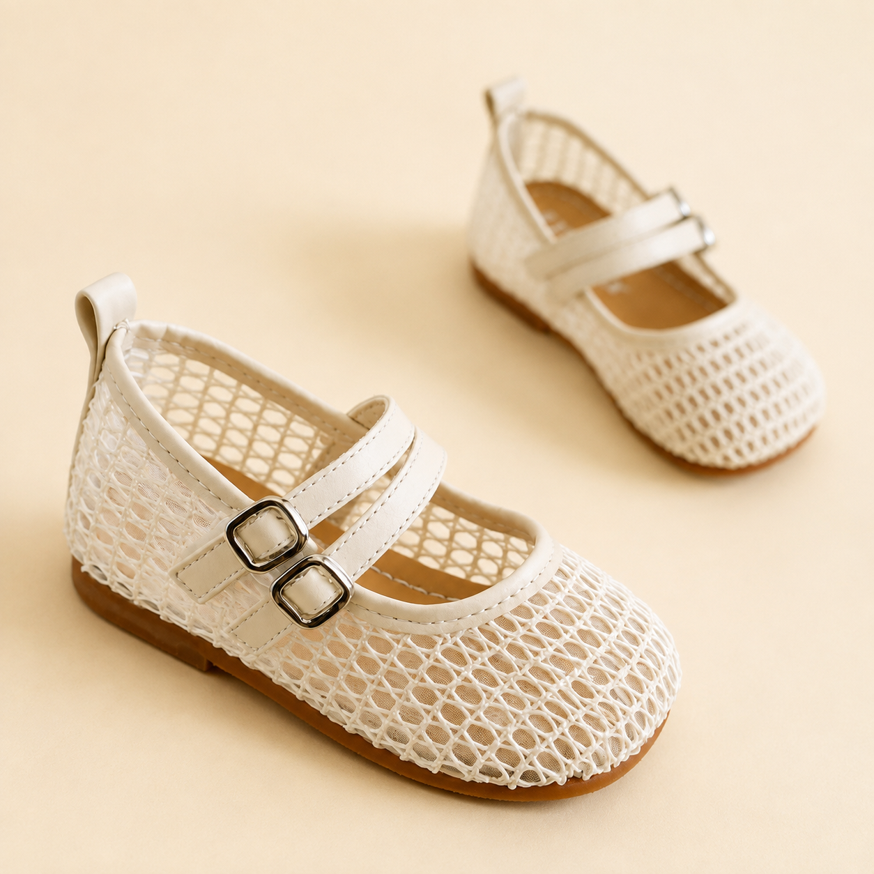 Adjustable Retro Style Fashion Sandals With Strap For Girls