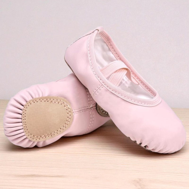 Ballet Soft Leather Dance Shoes For Toddler