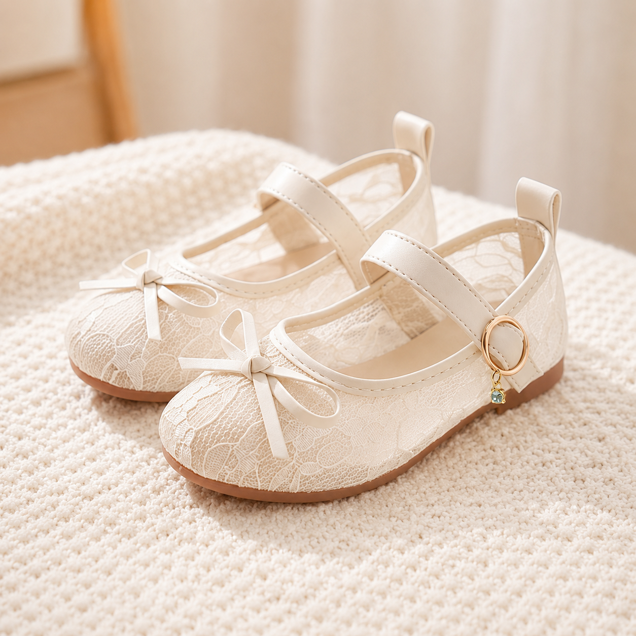 Adjustable Retro Style Fashion Sandals With Strap For Girls