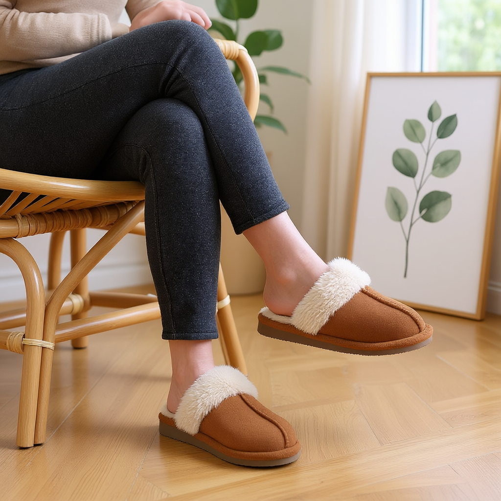 Women Memory Foam House Shoes Slippers