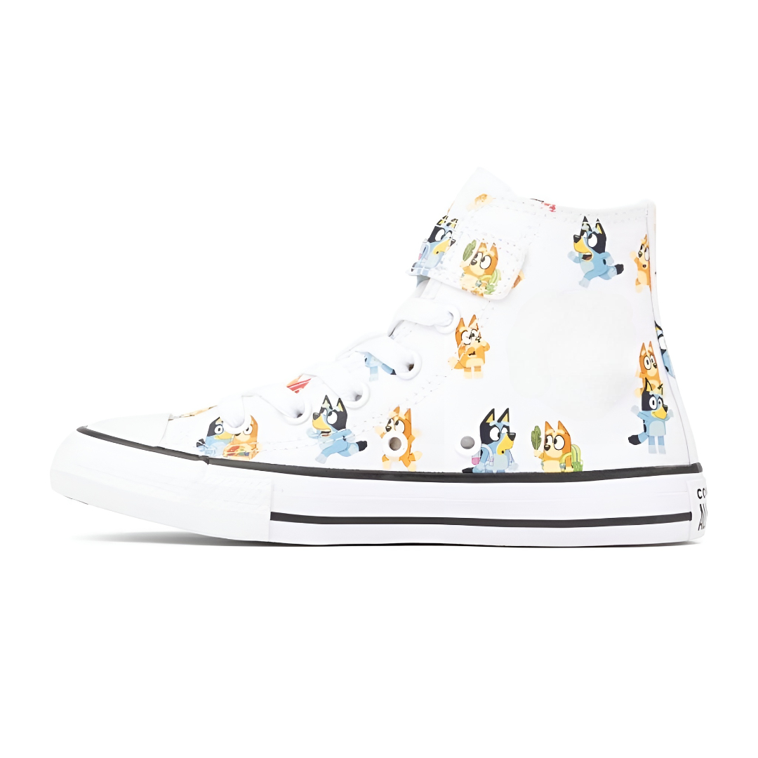Cartoon Print High Top Sneakers For Kids