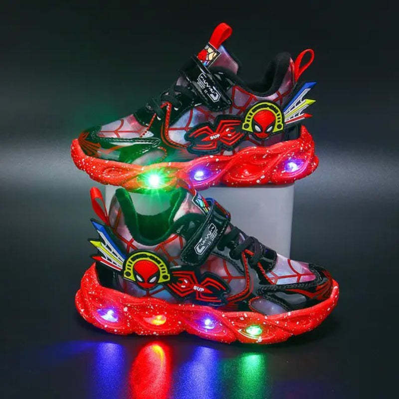 Spiderman Led Sneakers Shoes