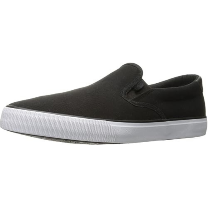 Slip On Canvas Sneakers With Contrast Sole  Easy Comfort For Everyday Use