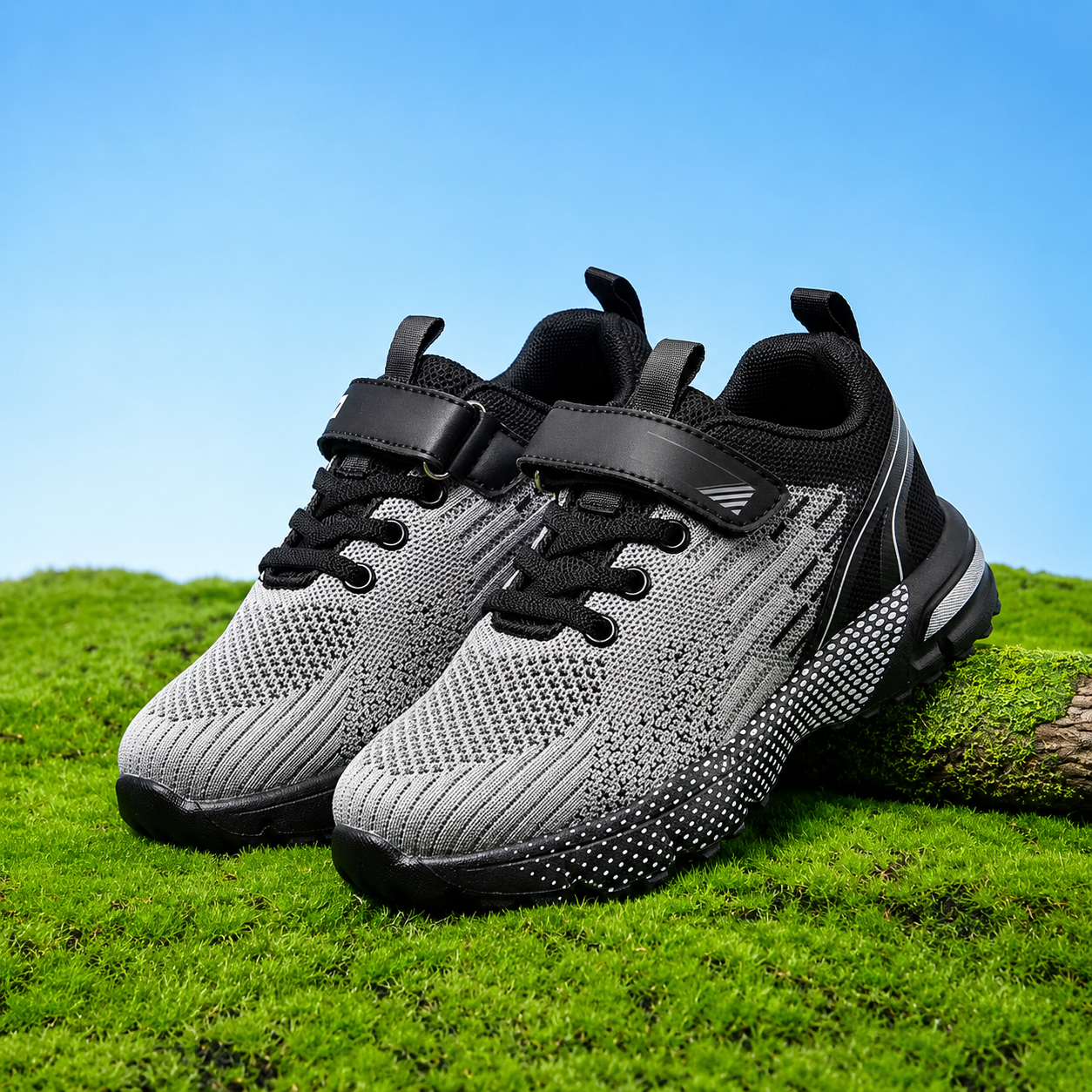 Lightweight Knitted All Seasons Daily Wear Sports Shoes For Kids
