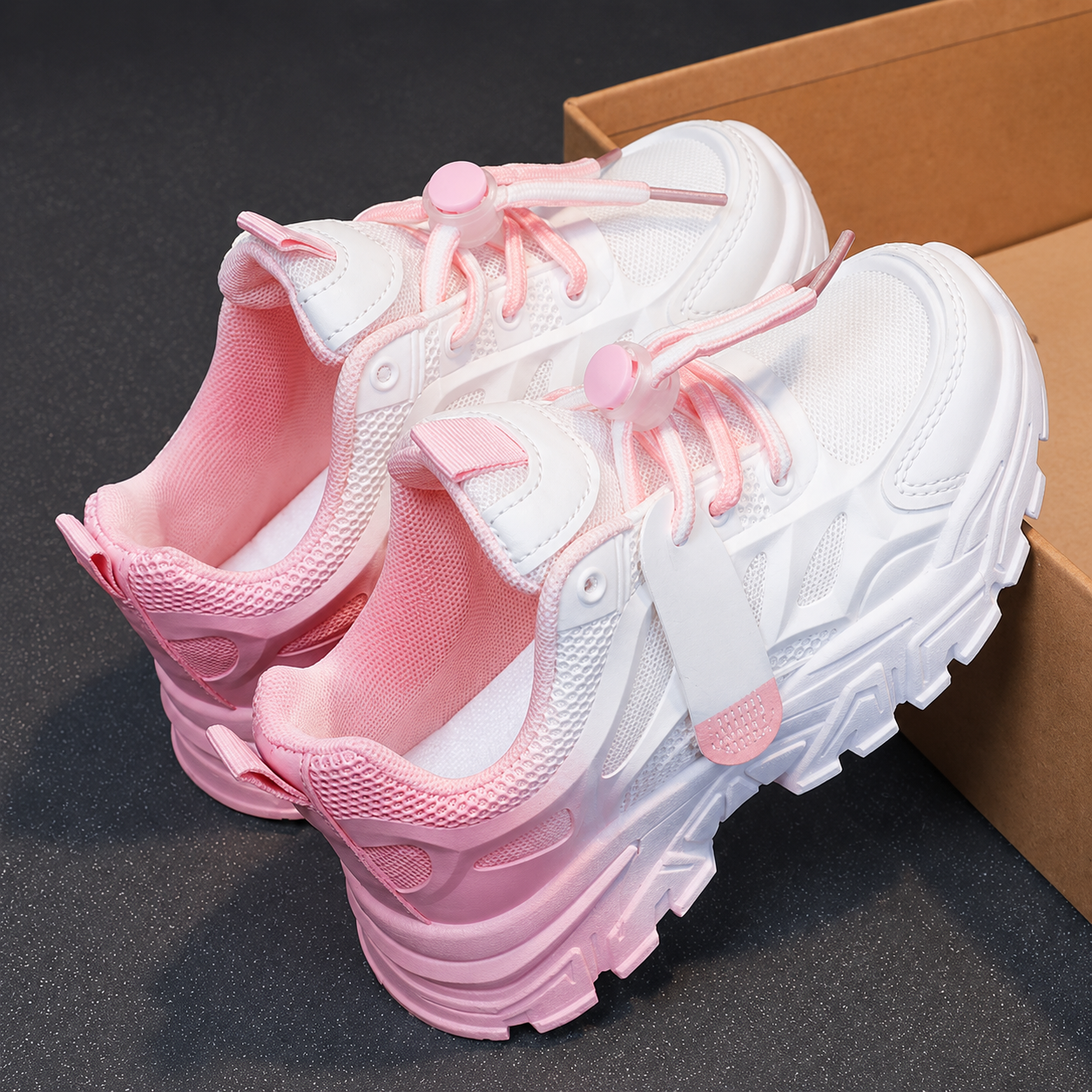 Casual Wear Athletic Sneakers Summer Sports Shoes For Girls