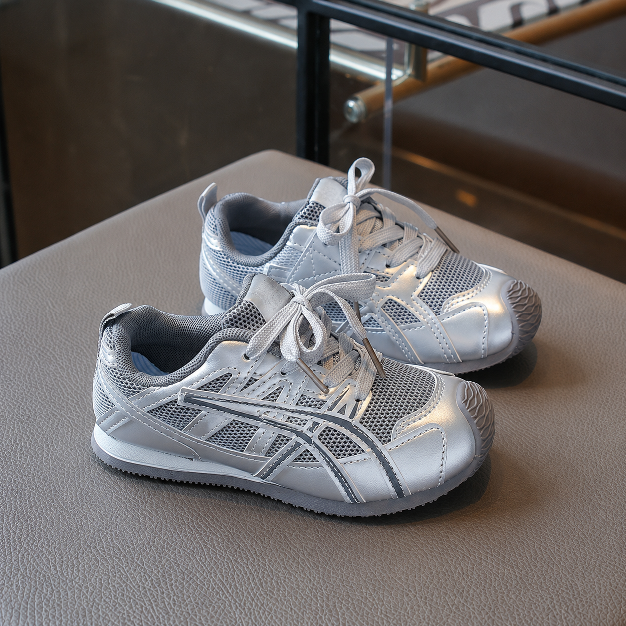 Colorblock Design Sports Fashion Shoes For Kids