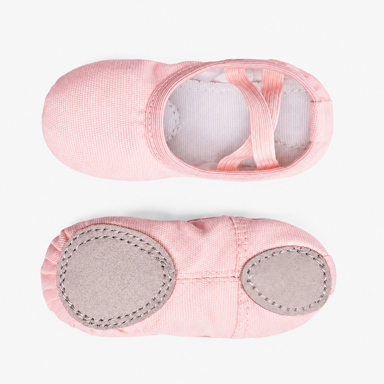 Classic Canvas Ballet Dance Shoes with Crisscross Elastic Straps