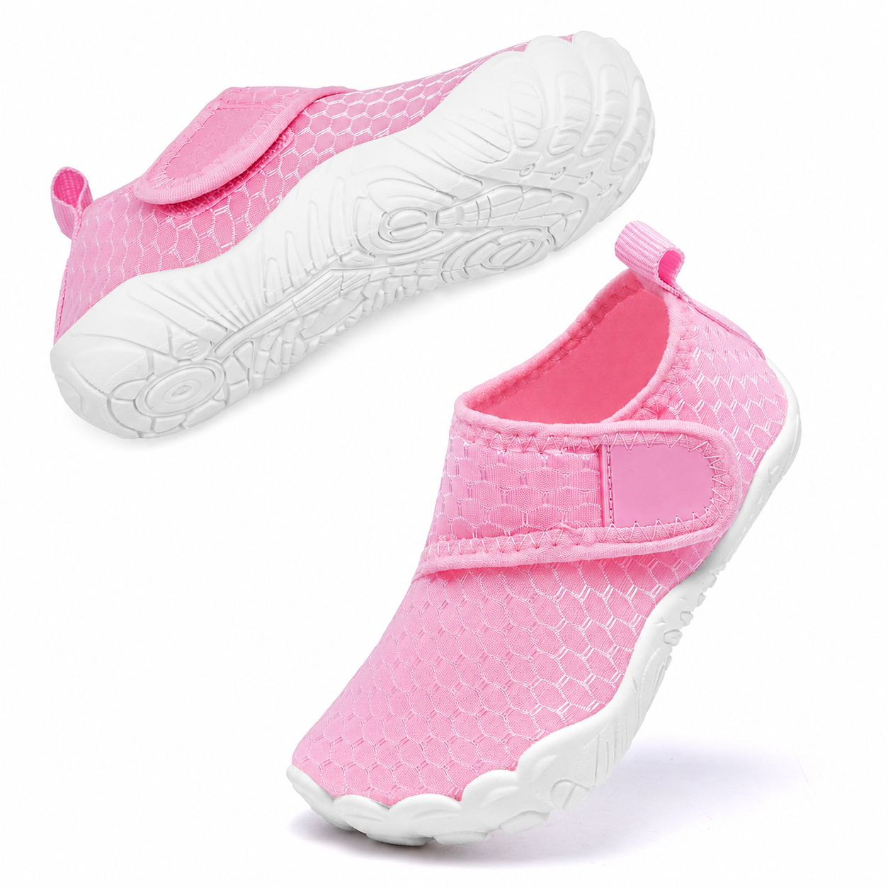 Non Slip Sole Quick Dry Aqua Shoes with Adjustable Strap and for Kids