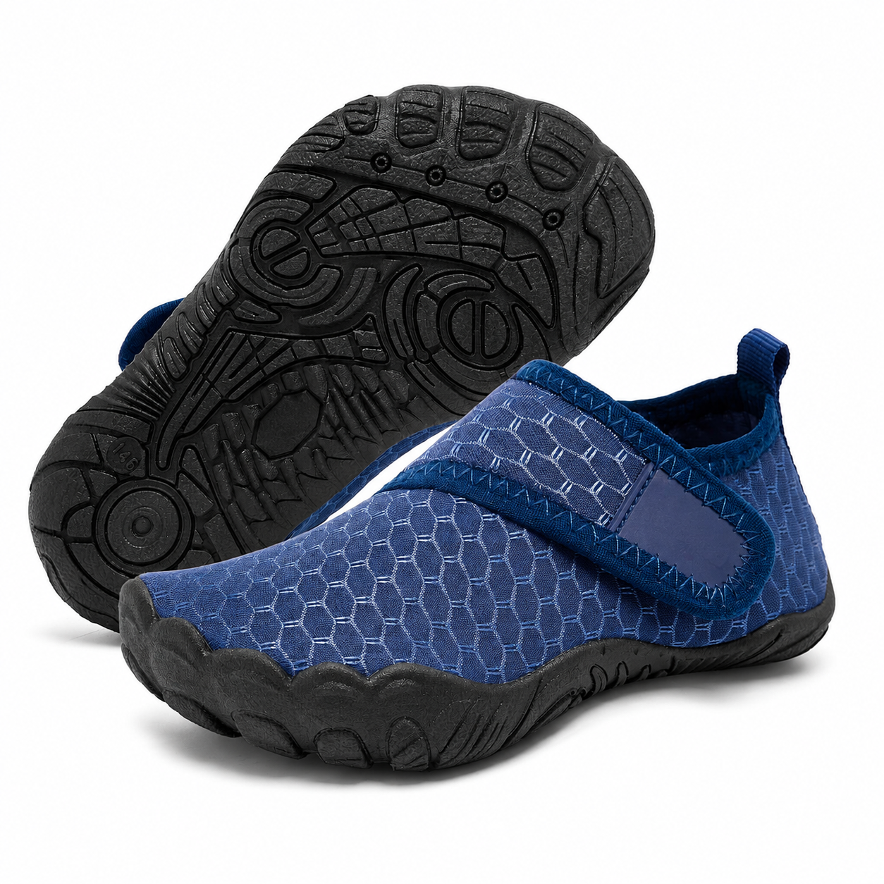 Non Slip Sole Quick Dry Aqua Shoes with Adjustable Strap and for Kids