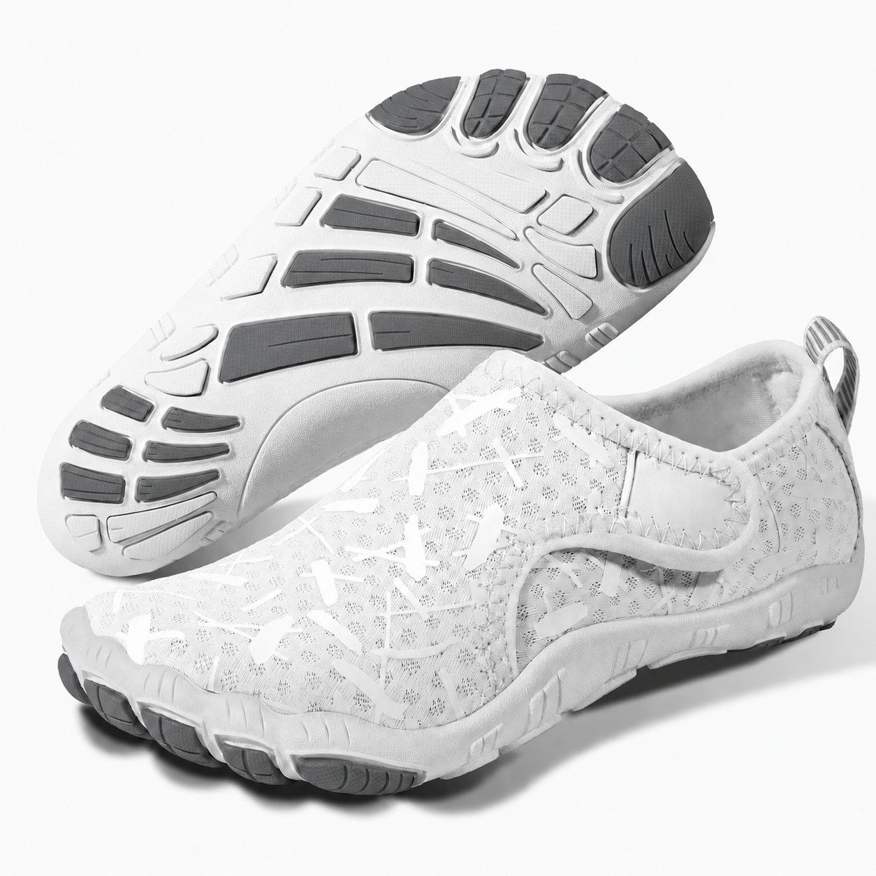 Quick Dry Aqua Shoes With Adjustable Strap And Non Slip Sole For Kids