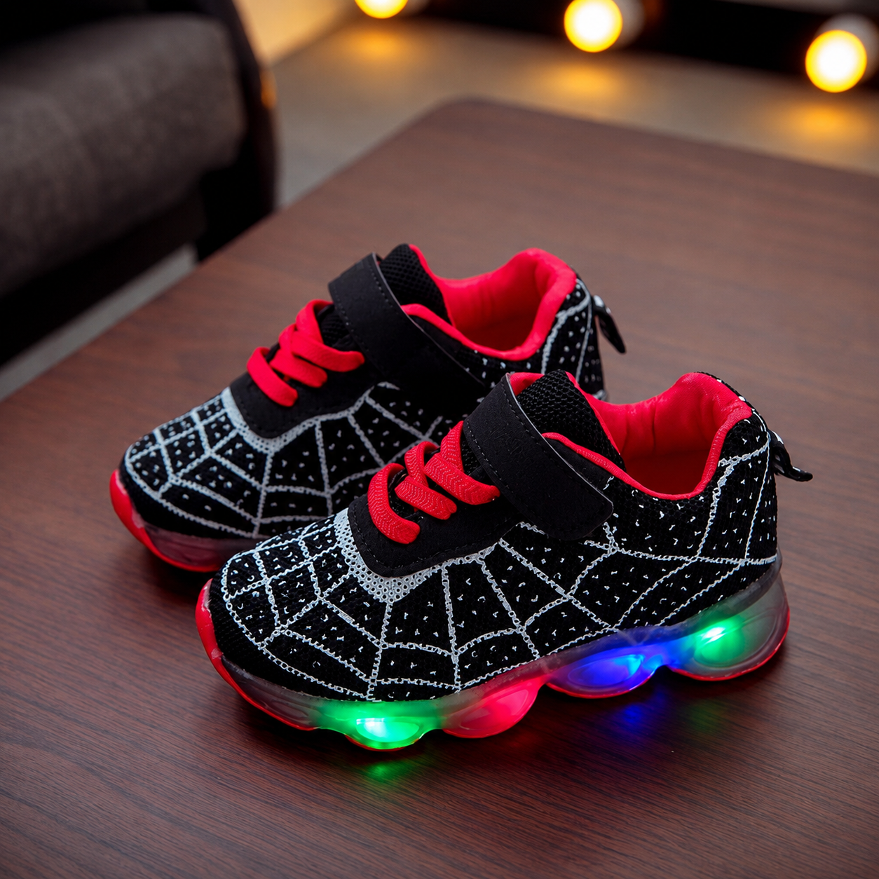 Casual Flashing Light Sneakers For Kids