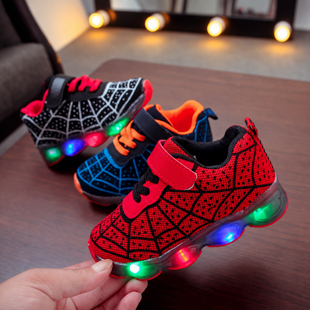 Casual Flashing Light Sneakers For Kids