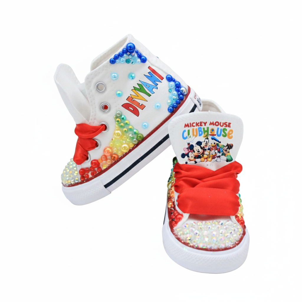 Customizable Rhinestone Shoes With Sparkling Design