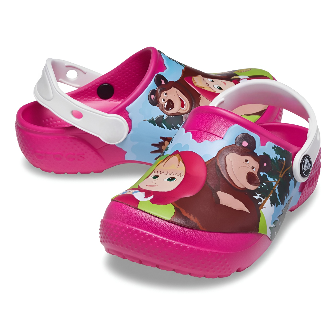 Character Print Kids Clog Style Casual Event Shoes
