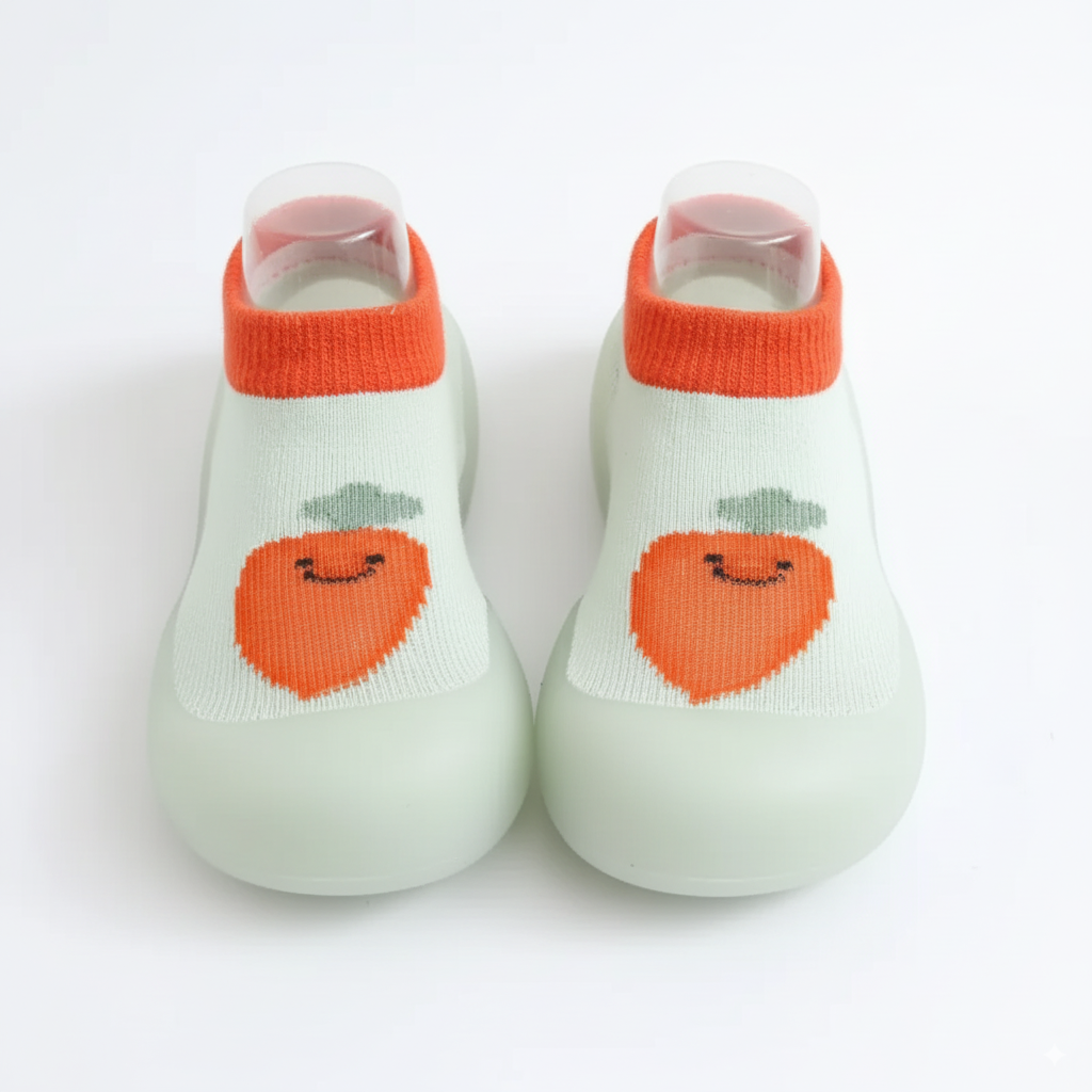 Knitted Toddler Slip On Shoes With Fun Patterns