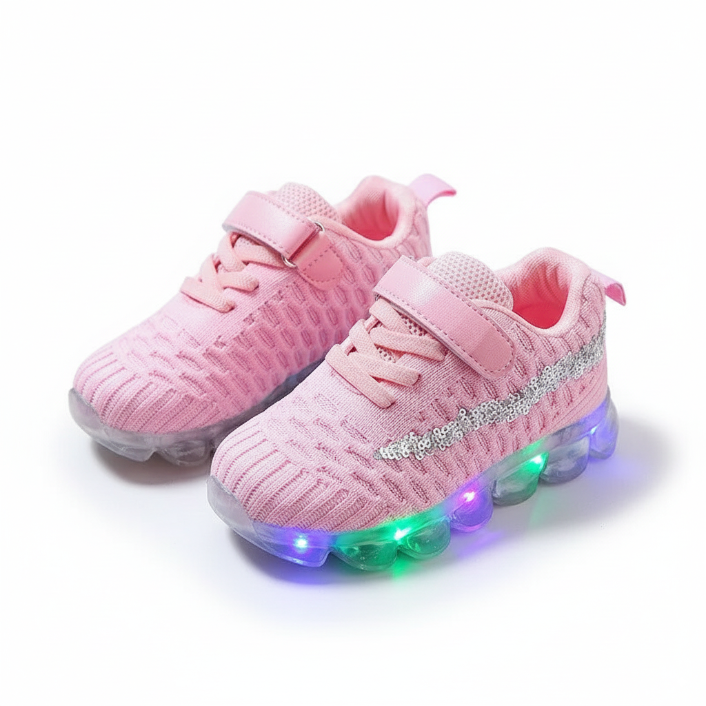 The Abstract Line Led Casual Shoes For Babies