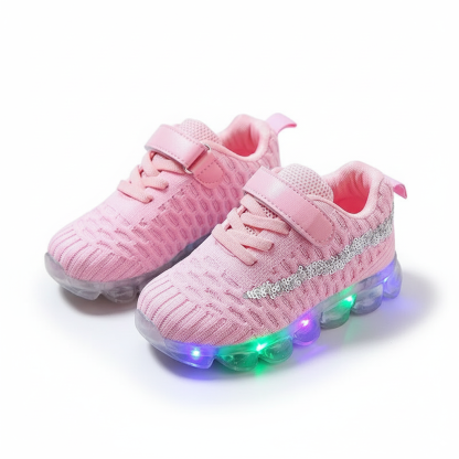 The Abstract Line Led Casual Shoes For Babies