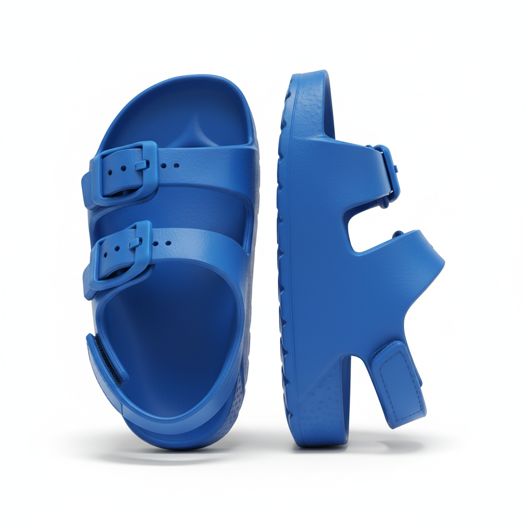 Toddler Boys And Girls Buckle Sandals With Adjustable Strap