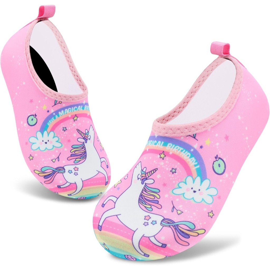 Kids Water Shoes For Girls And Boys Quick Dry Aqua Socks For Beach Swim And Outdoor Sports