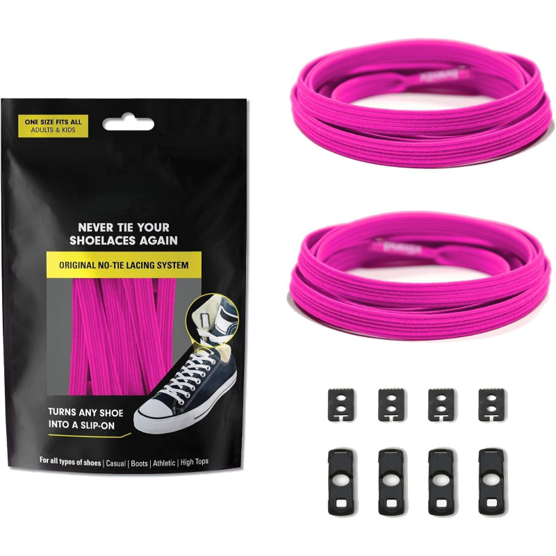 No Tie Elastic Shoelaces With Hidden Lace Locks