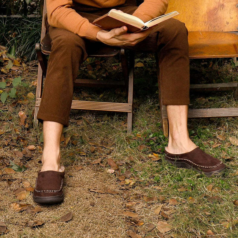 Slip On Moccasin Slippers Comfortable For Indoor And Outdoor Use