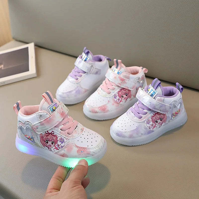 Cartoon LED Light Shoes Sneakers