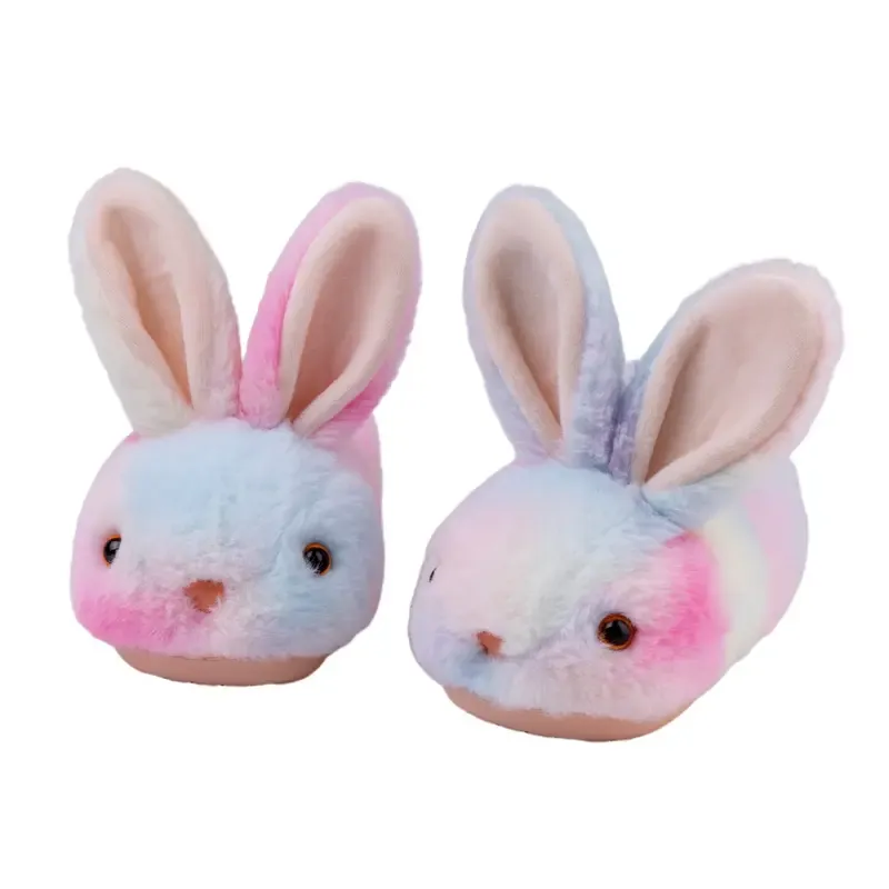 Bunny Plush Indoor House Slippers For Kids
