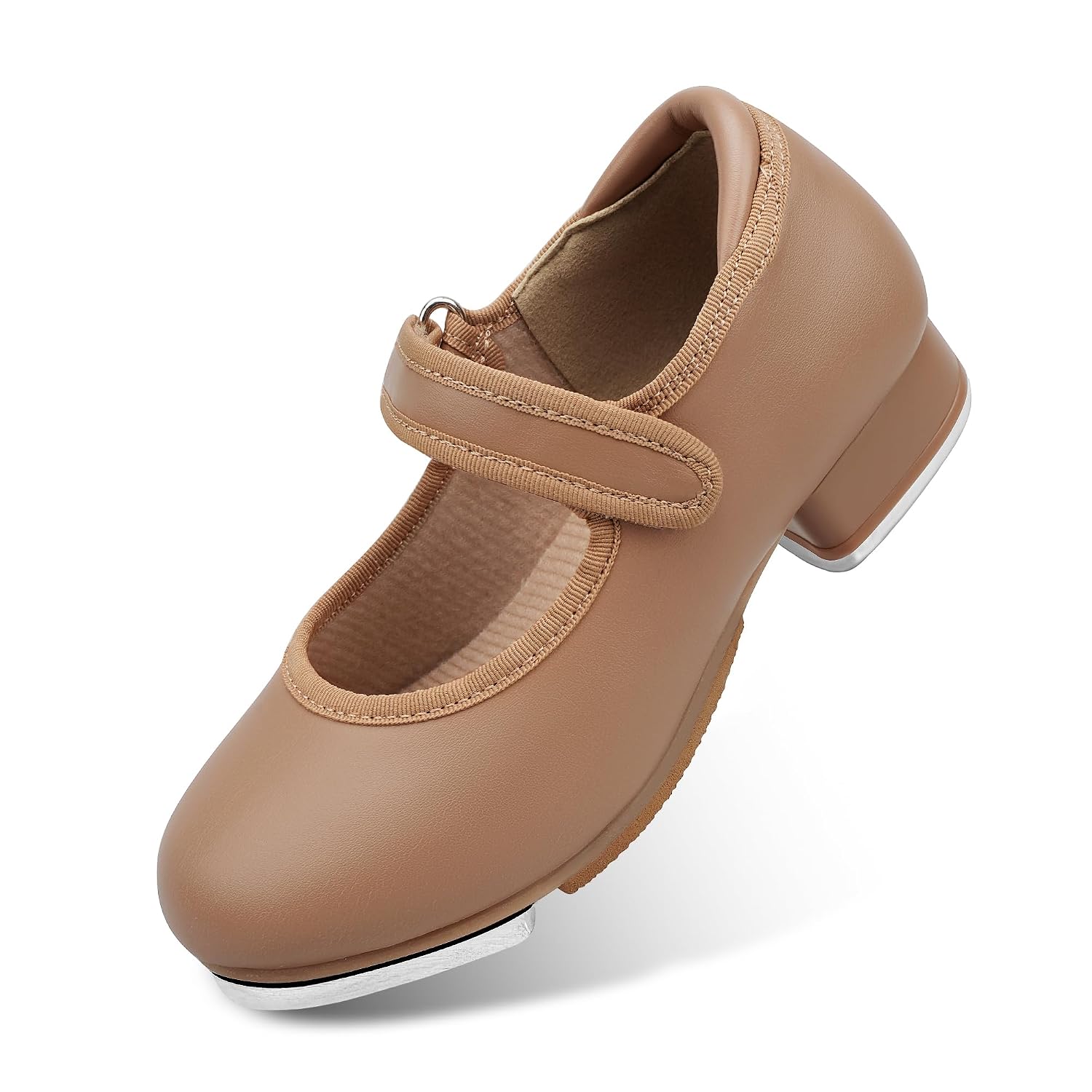 Classic Tap Dance Shoes with Adjustable Strap For Girls