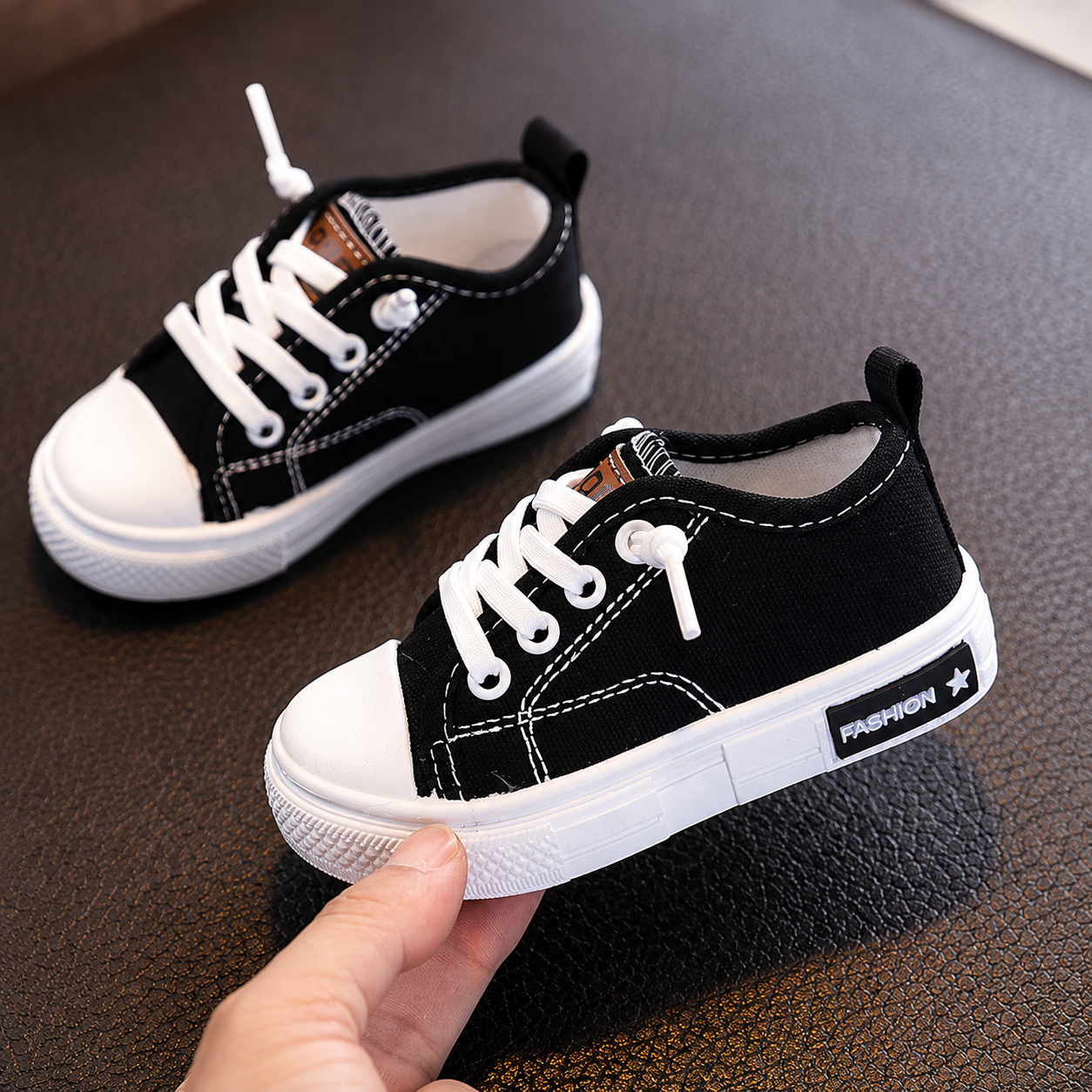 Casual Non Slip Soft Canvas Sneakers For Boys