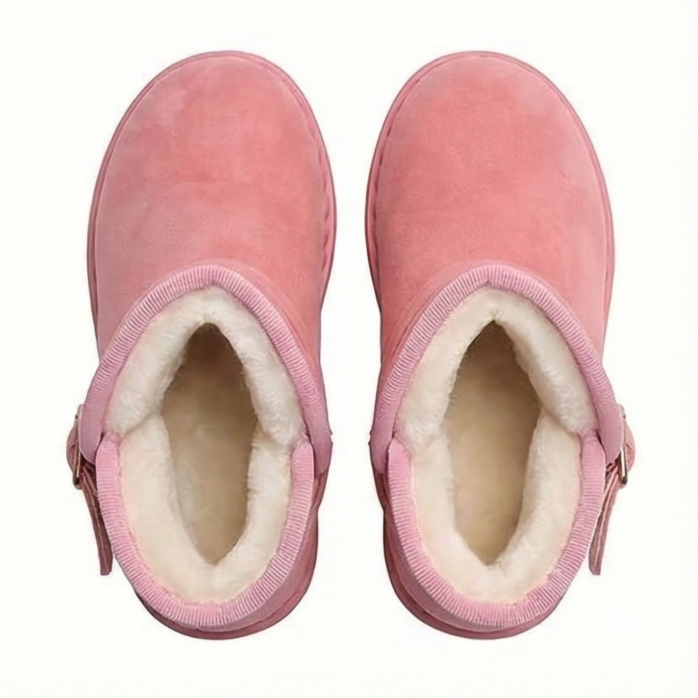 Warm Fabric Winter Boots For Girls 