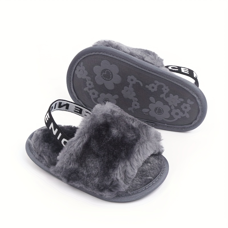 Soft Plush Casual Indoor Slippers For Kids