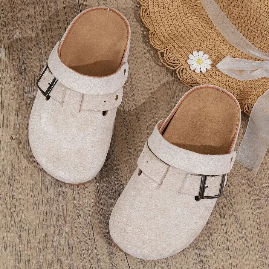 Retro Fashion Slouchy Slip On Shoes For Girls