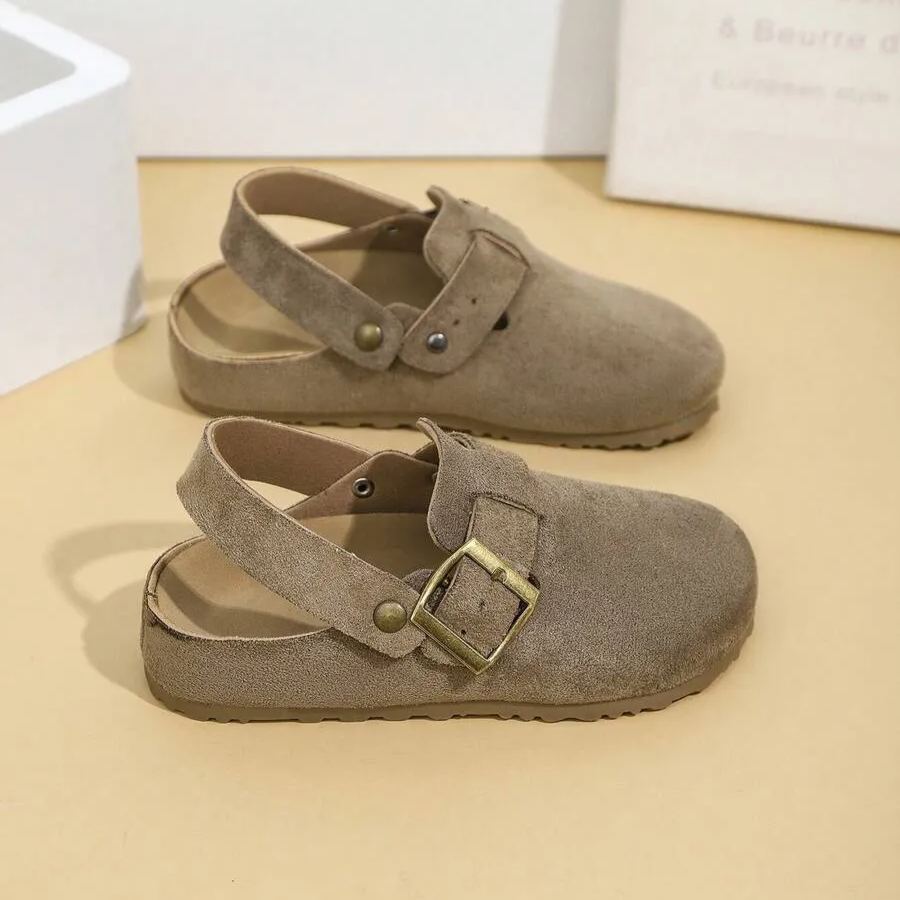 Retro Fashion Slouchy Slip On Shoes For Girls