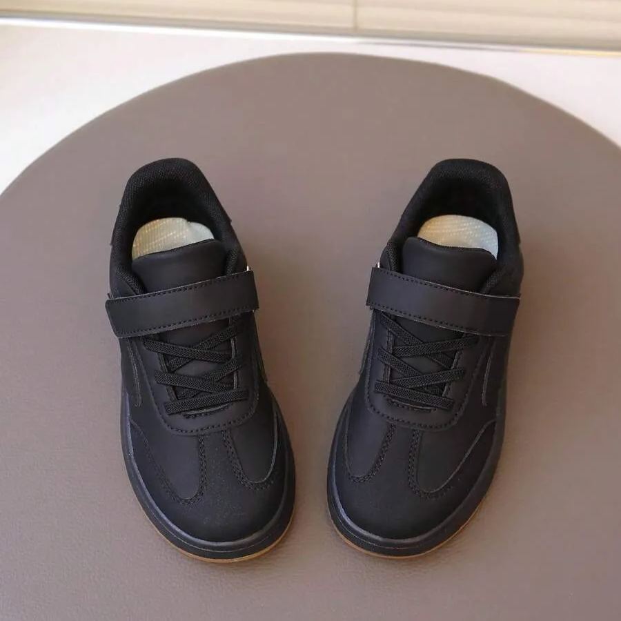 Casual Flat Hook And Loop Sports Shoes For Boys