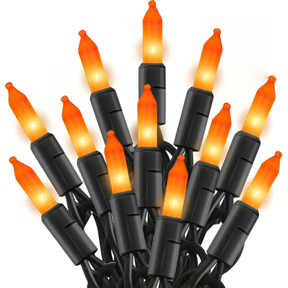 20FT 100 Count Incandescent Mini String Lights And Waterproof Halloween Decorations