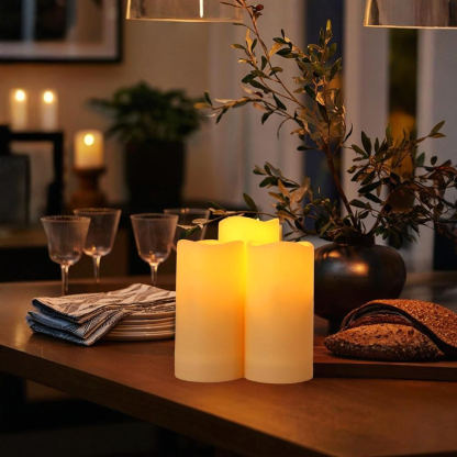 Flameless LED Candles With Remote And Timer Outdoor Waterproof
