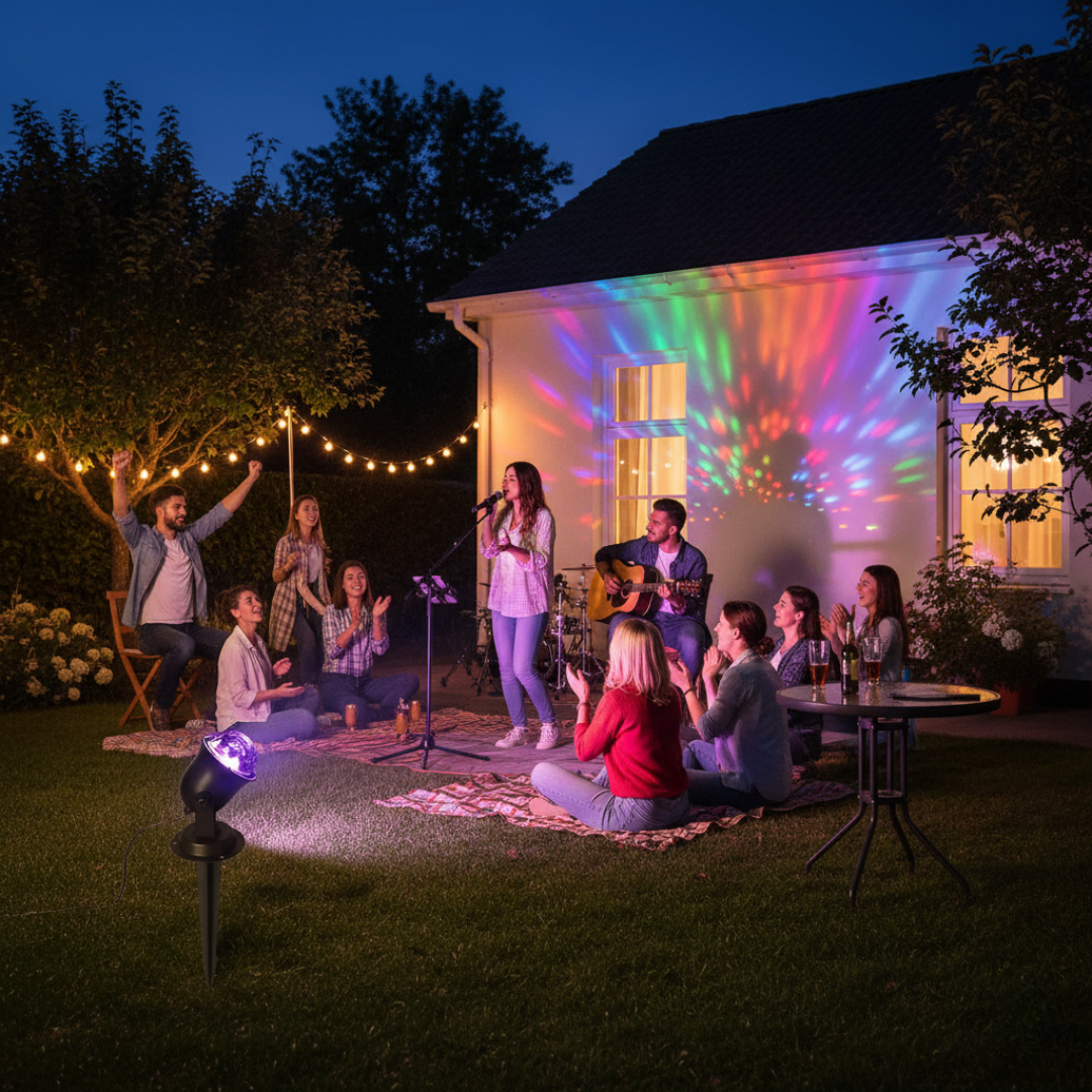 Christmas Halloween Outdoor Projector Lights With 15 Color