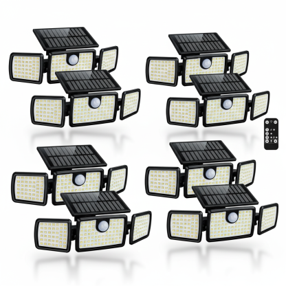 Solar Lights Outdoor Waterproof 3 Pack Motion Sensor Flood Lights