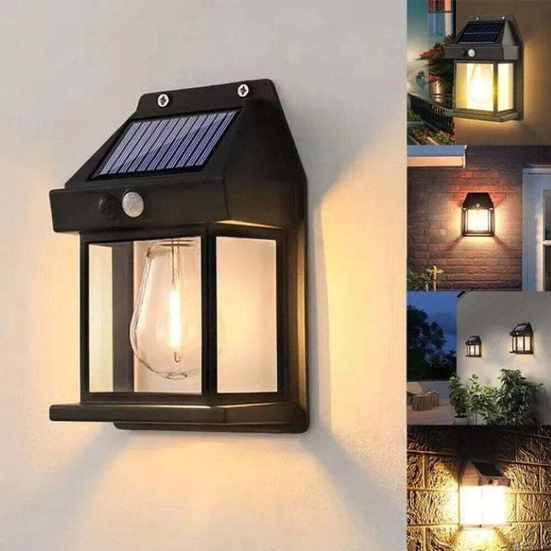 Solar Powered LED Wall Lantern-LED Solar Fairy Lights