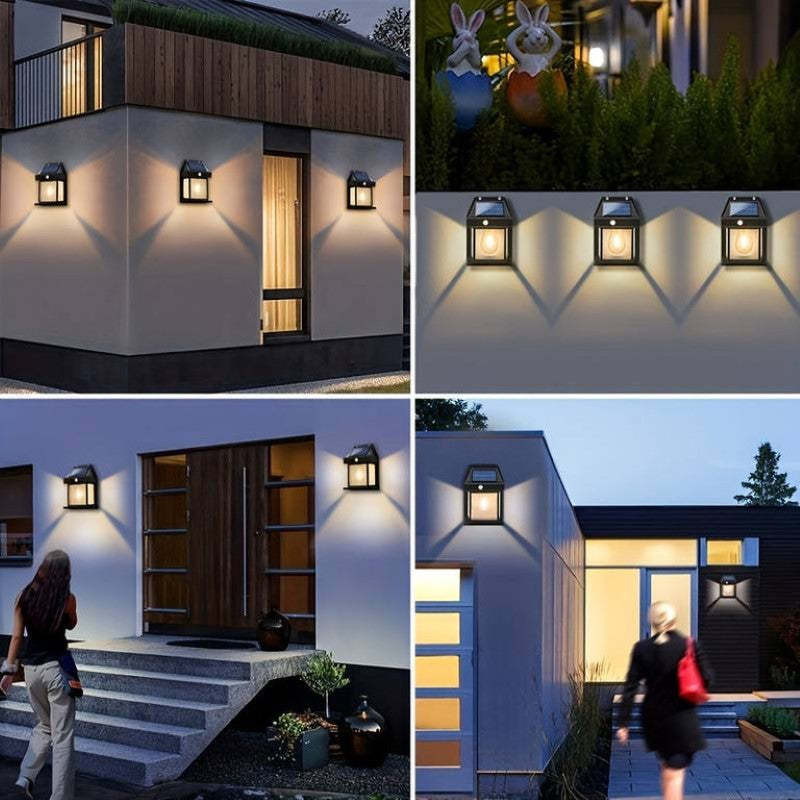 Solar Powered LED Wall Lantern-LED Solar Fairy Lights