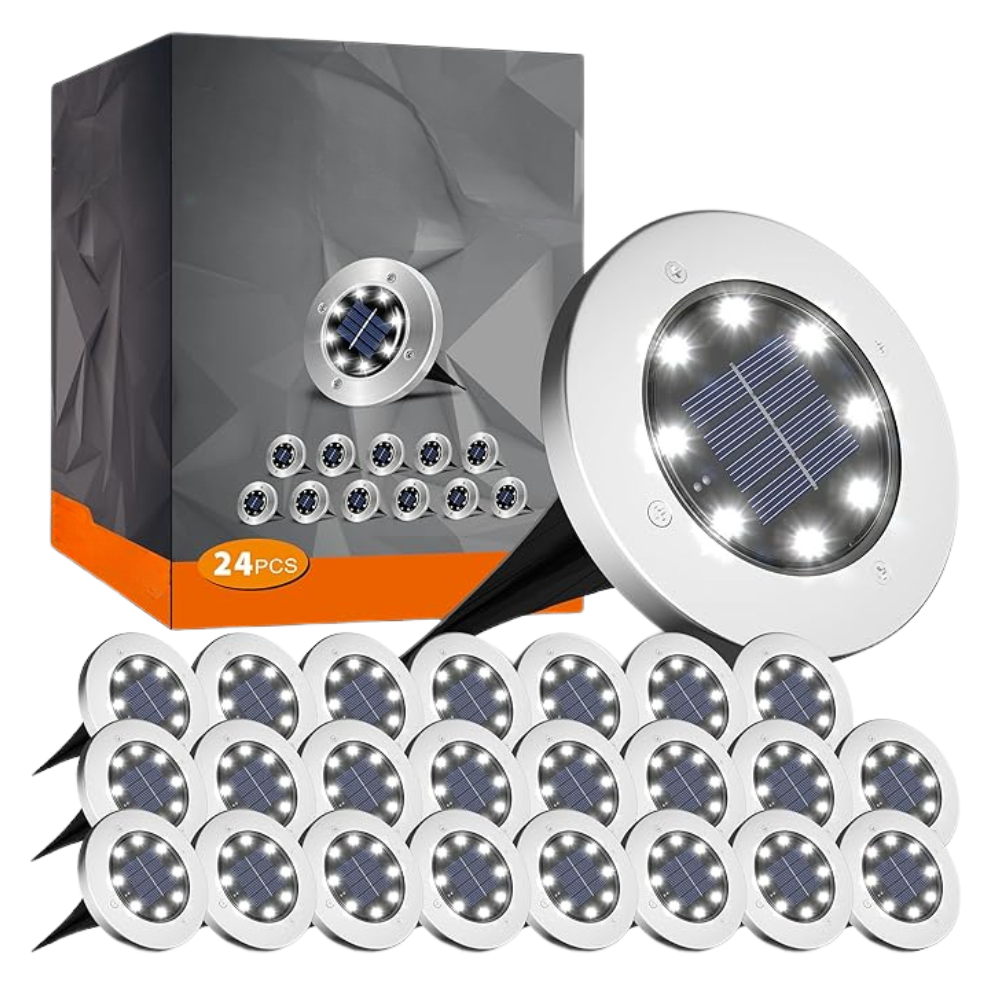 Solar Powered Ground Lights For Yard-LED Solar Fairy Lights