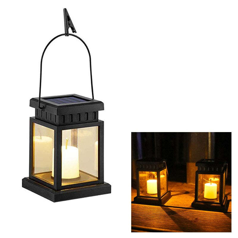 Outdoor Solar Flickering Candle Light-LED Solar Fairy Lights