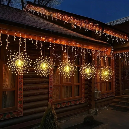 Hanging Solar LED Firework Lights