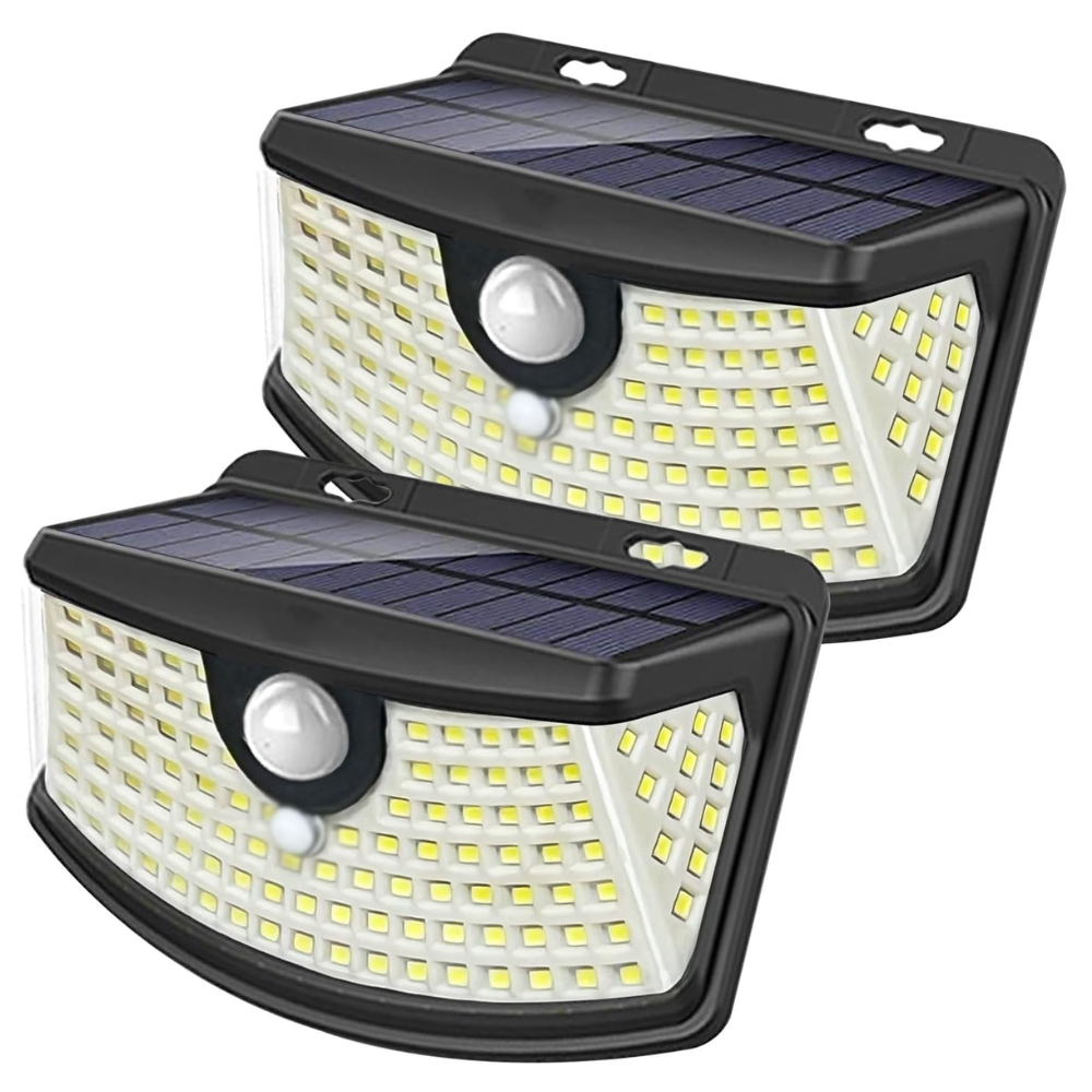 120 LED Solar Motion Sensor Outdoor Lights