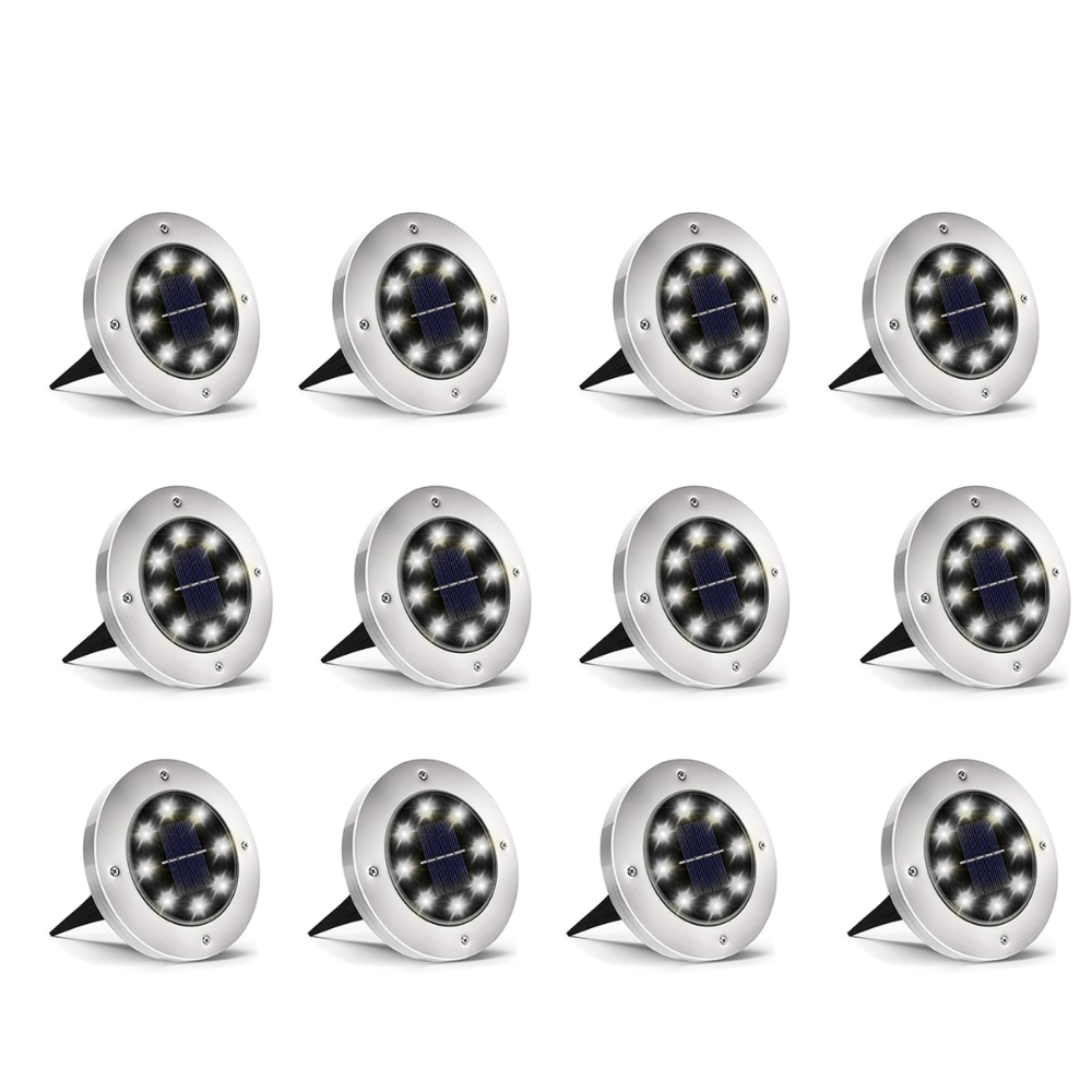 Solar Ground Lights Outdoor Waterproof Pathway