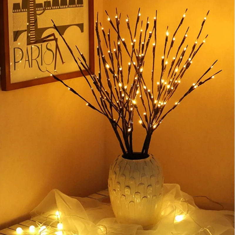 LED Willow Branch Lamp-LED Solar Fairy Lights