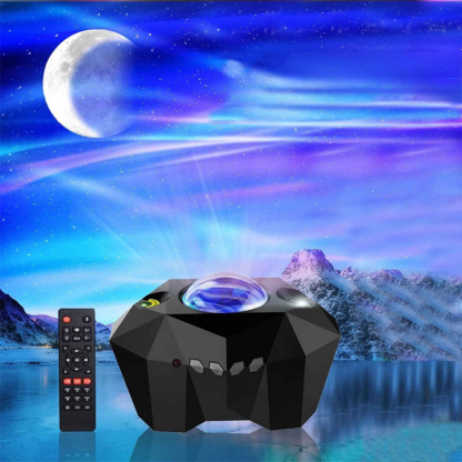 Starry Sky Projector With Moon And Music Sync-LED Solar Fairy Lights