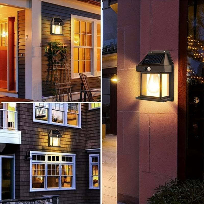 Solar Powered LED Wall Lantern-LED Solar Fairy Lights