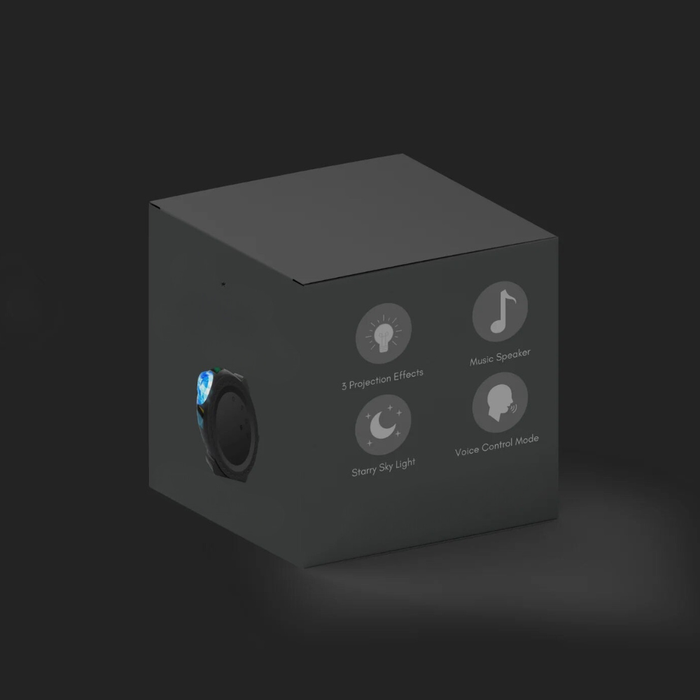 Galaxy Light Projector With Music Sync And Ambient Lighting-LED Solar Fairy Lights