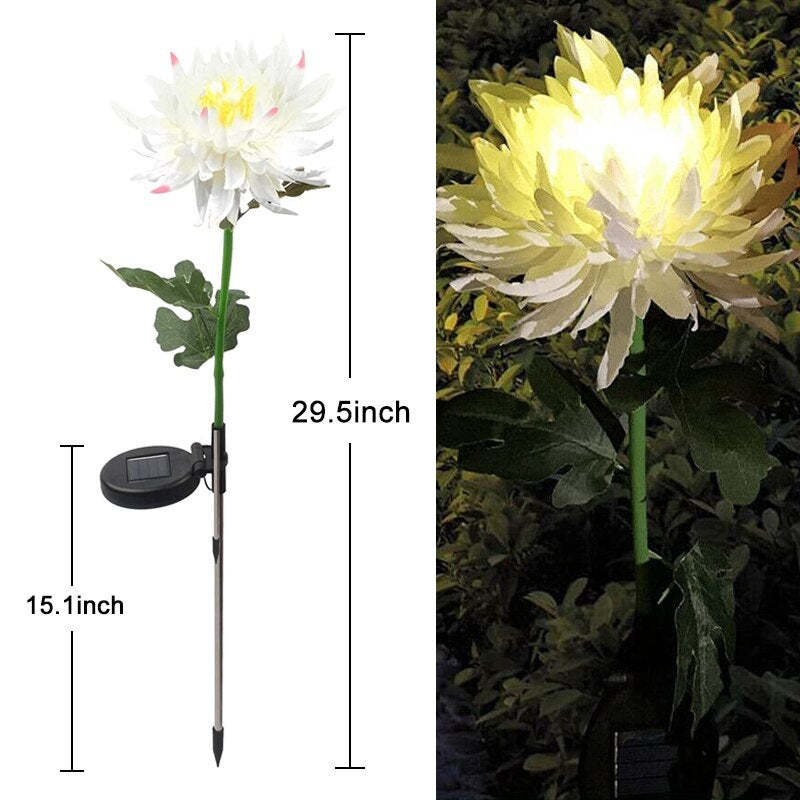 Outdoor Garden Flower Light-LED Solar Fairy Lights
